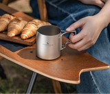 Titanium Pour-Over Koffiebeker met Afneembaar Filter