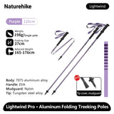 Ultralichte outdoor wandelstok voor hiking met aluminium schacht en EVA-handgreep