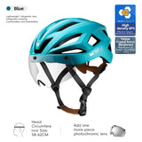 Fietshelm met Magnetische Bril