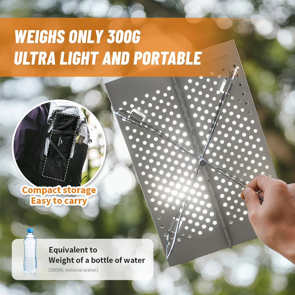 Kleine draagbare opvouwbare camping-, picknick- en wandeltafel van aluminiumlegering