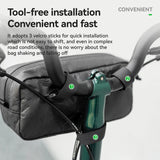 Lichtgewicht multifunctionele fiets stuurtas met een inhoud van 1,5 liter