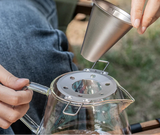 Titanium Pour-Over Koffie Set
