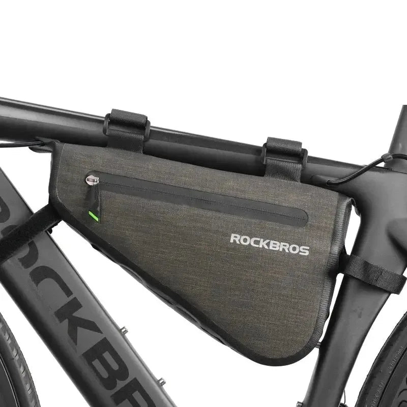 Fietsframetas met grote capaciteit voor MTB en racefiets, gemonteerd in het frame