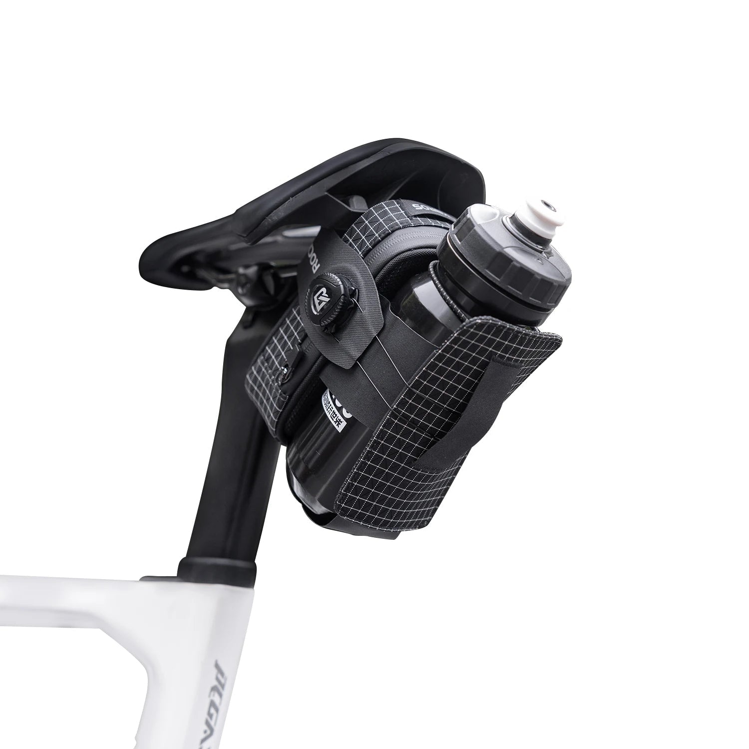 Multifunctionele fiets achtertas met veilige klep