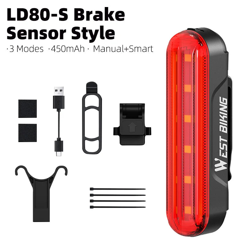 Fietsachterlicht Laser Remsensor