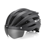 Fietshelm Met Zwart Lens