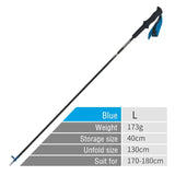 Opvouwbare carbonfiber trekkingstokken met EVA-handgreep en wolfraamstalen punt