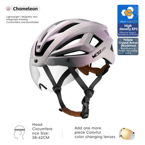 Fietshelm met Magnetische Bril - Pack Away