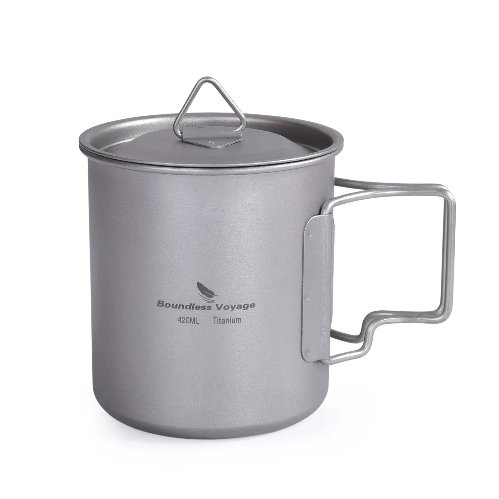 Titanium Drinkbeker met Deksel - Pack Away