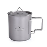 Titanium Drinkbeker met Deksel