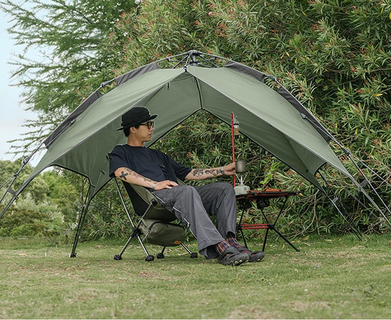Automatische draagbare vis- en kampeertent voor 3 of 4 personen