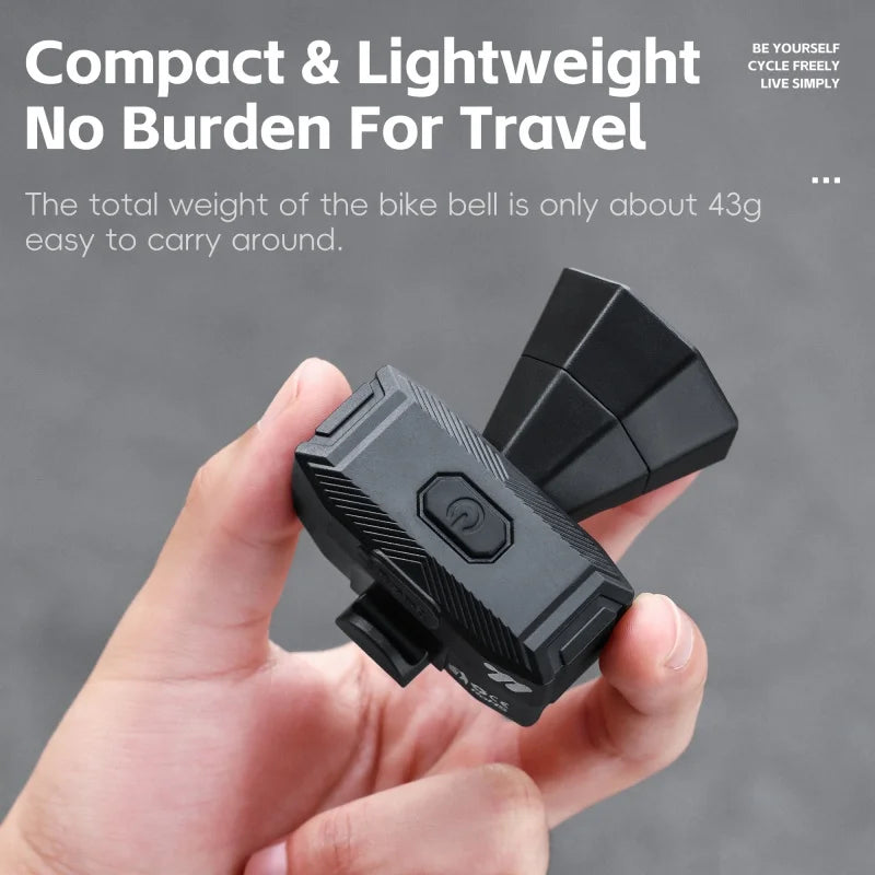 Elektrische Fietshoorn - 120db USB Oplaadbaar