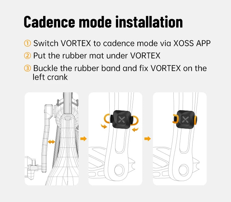 Vortex Snelheids- en Cadans Sensor