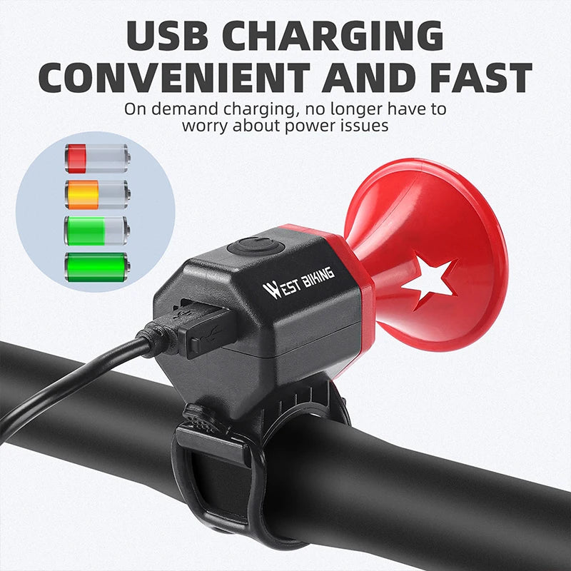 Elektrische Fietshoorn – 90dB USB Oplaadbaar