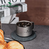 Titanium Dubbelwandige Drinkmok