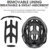 Fietshelm Met Zwart Lens