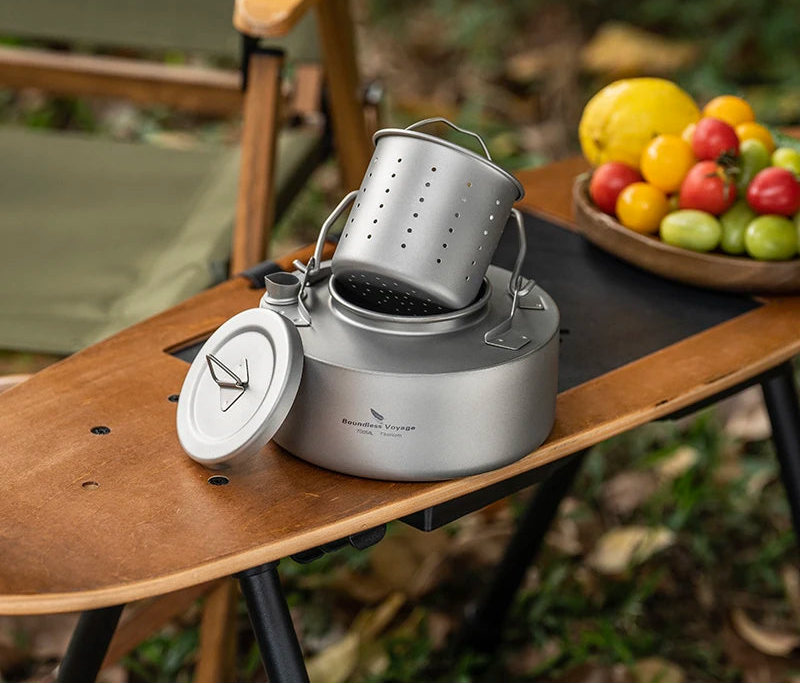 Titanium Teepot Met Filter - 700ml