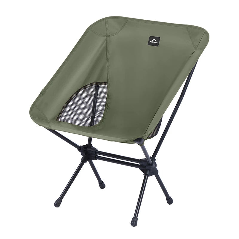 Zware opvouwbare maanstoel voor outdoor kamperen en vissen