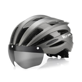 Fietshelm Met Zwart Lens - Pack Away