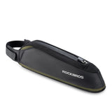 Draagbare regenbestendige fietsframetas voor de bovenbuis, gemonteerd op de fiets