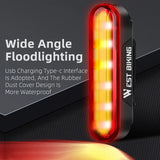 Fietsachterlicht Laser Remsensor