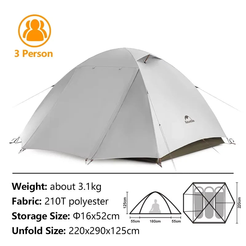 Cloud River Tent voor 2-3 Personen - Pack Away