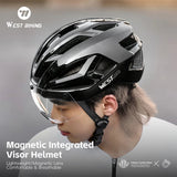 Fietshelm met Magnetische Bril