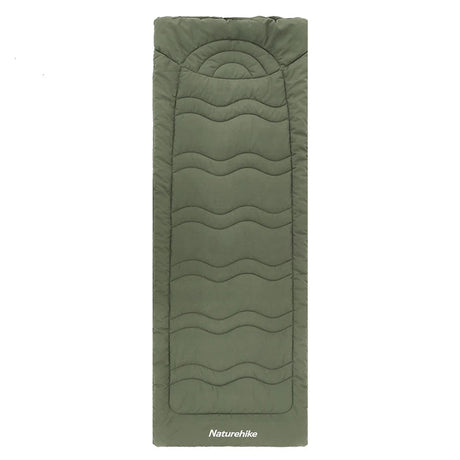 190×67 cm draagbare outdoor warmtemat met fluwelen oppervlak in groen