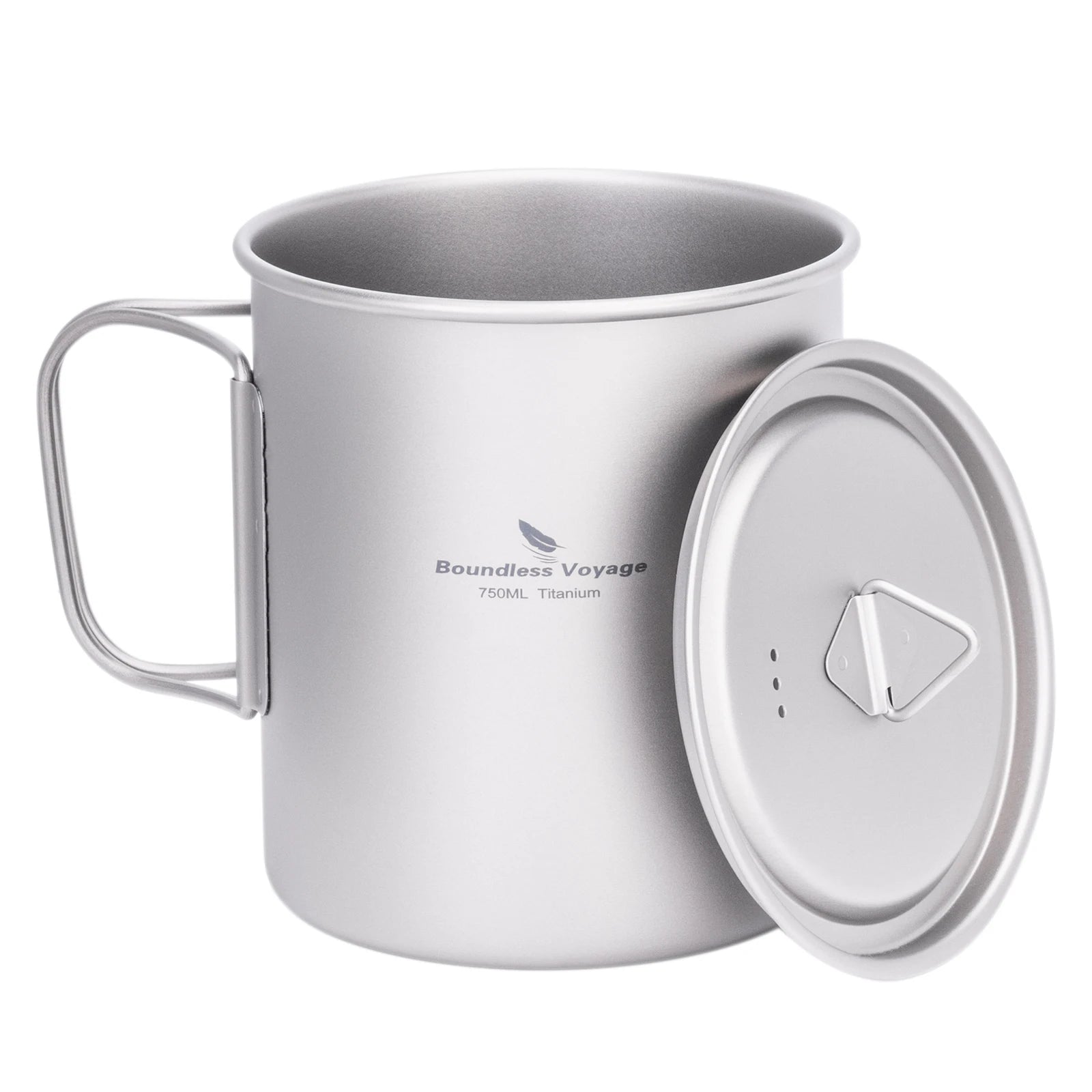 Titanium Mok met Deksel - 300 / 450 / 750 ml - Pack Away