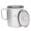 Titanium Mok met Deksel - 300 / 450 / 750 ml - Pack Away