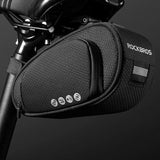 Schokbestendige waterdichte fiets zadeltas met bevestiging voor achterlicht