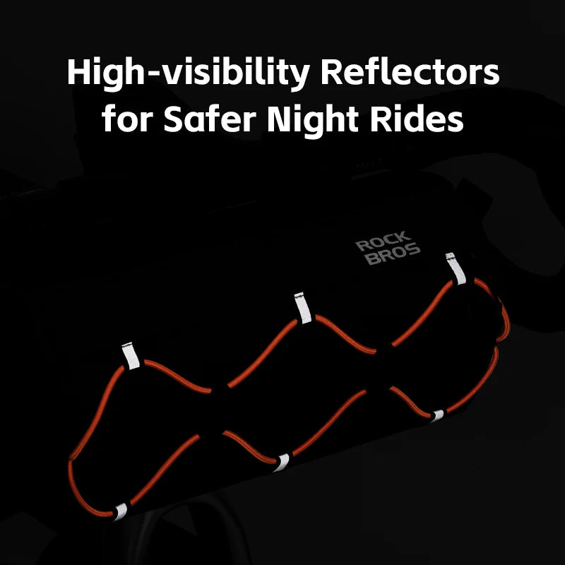 2,2L multifunctionele regenbestendige fietsbuis tas voor MTB en racefiets