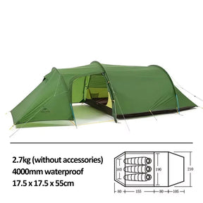 Ultralichte 4-Seizoenen Familie Tent - Pack Away