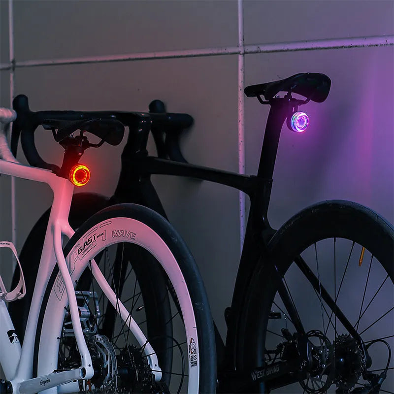 Fietslicht Set – Slim Voor- en Achterlicht met Remsensor