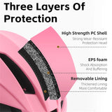 Dames Fietshelm met LED-verlichting