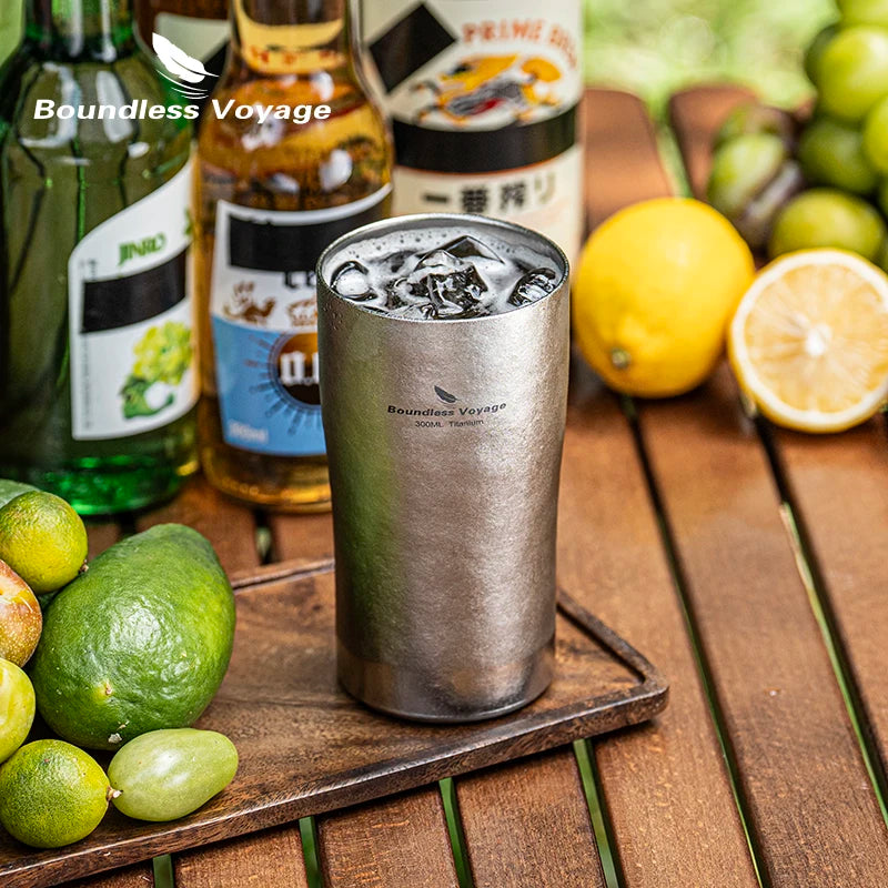 Dubbelwandige Titanium Beker - 300ml