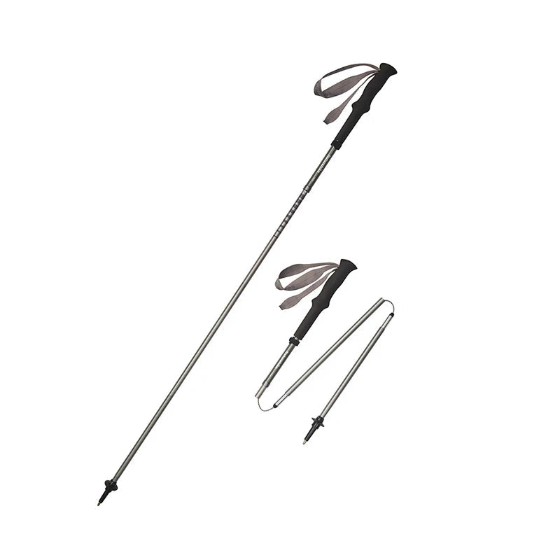 Ultralichte outdoor wandelstok voor hiking met aluminium schacht en EVA-handgreep