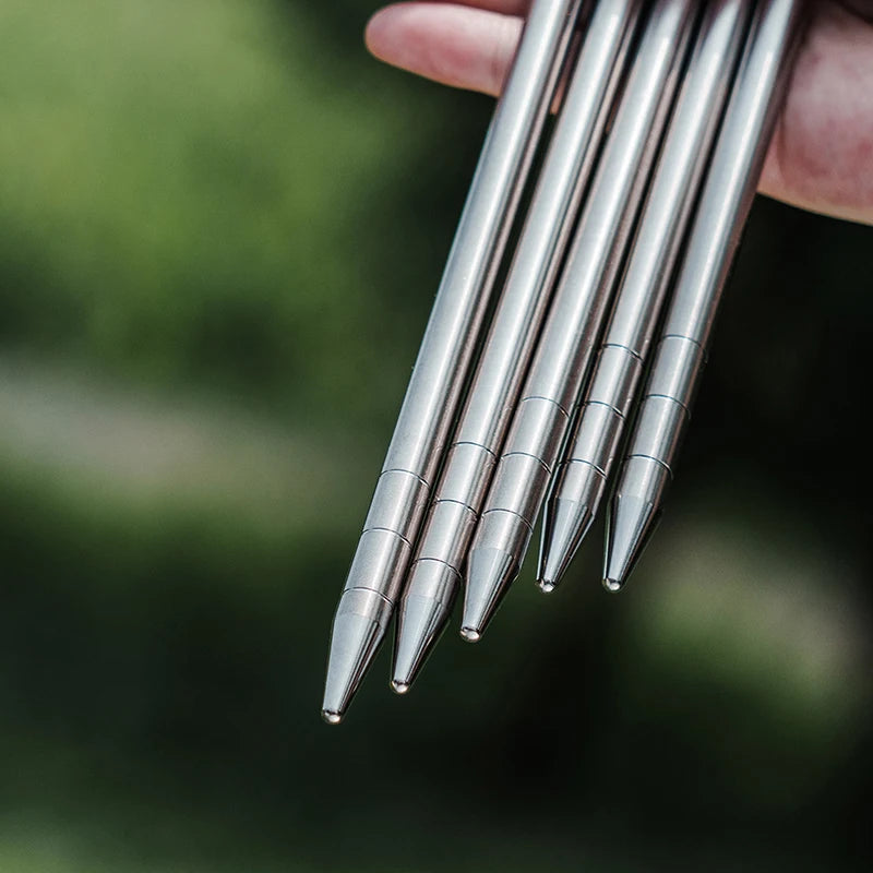 Titanium Tentpennen - 6 Stuks
