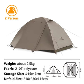 Cloud River Tent voor 2-3 Personen - Pack Away
