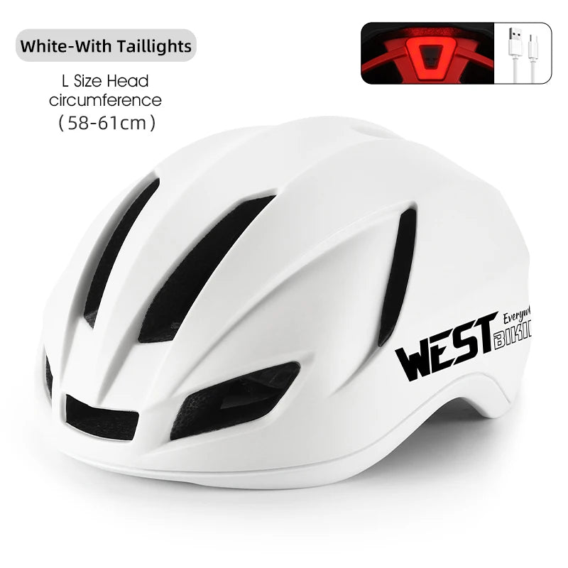 Fietshelm Dames met LED Verlichting