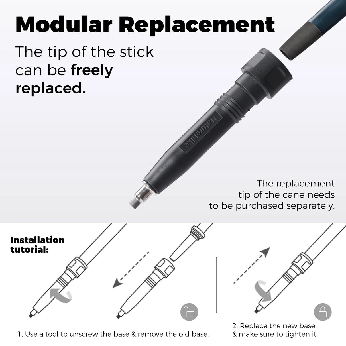 Professionele outdoor wandelstok voor hiking met carbonfiber schacht en EVA-handgreep