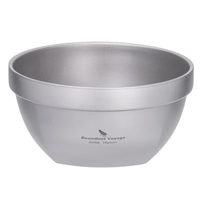 Titanium Dubbelwandige Kom - Pack Away