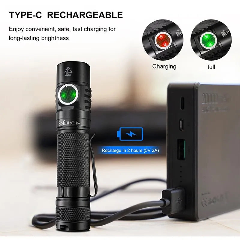 Sofirn - SC31 Pro Zaklamp - 2000 lm