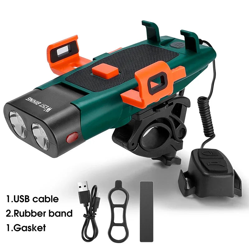 5-in-1 Multifunctioneel Fietslicht