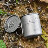 Titanium Drinkbeker met Deksel