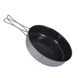 Titanium Koekenpan - Non-stick met Keramische Coating & Opvouwbare Handgreep