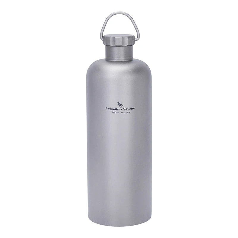 Titanium Waterfles – 600ml