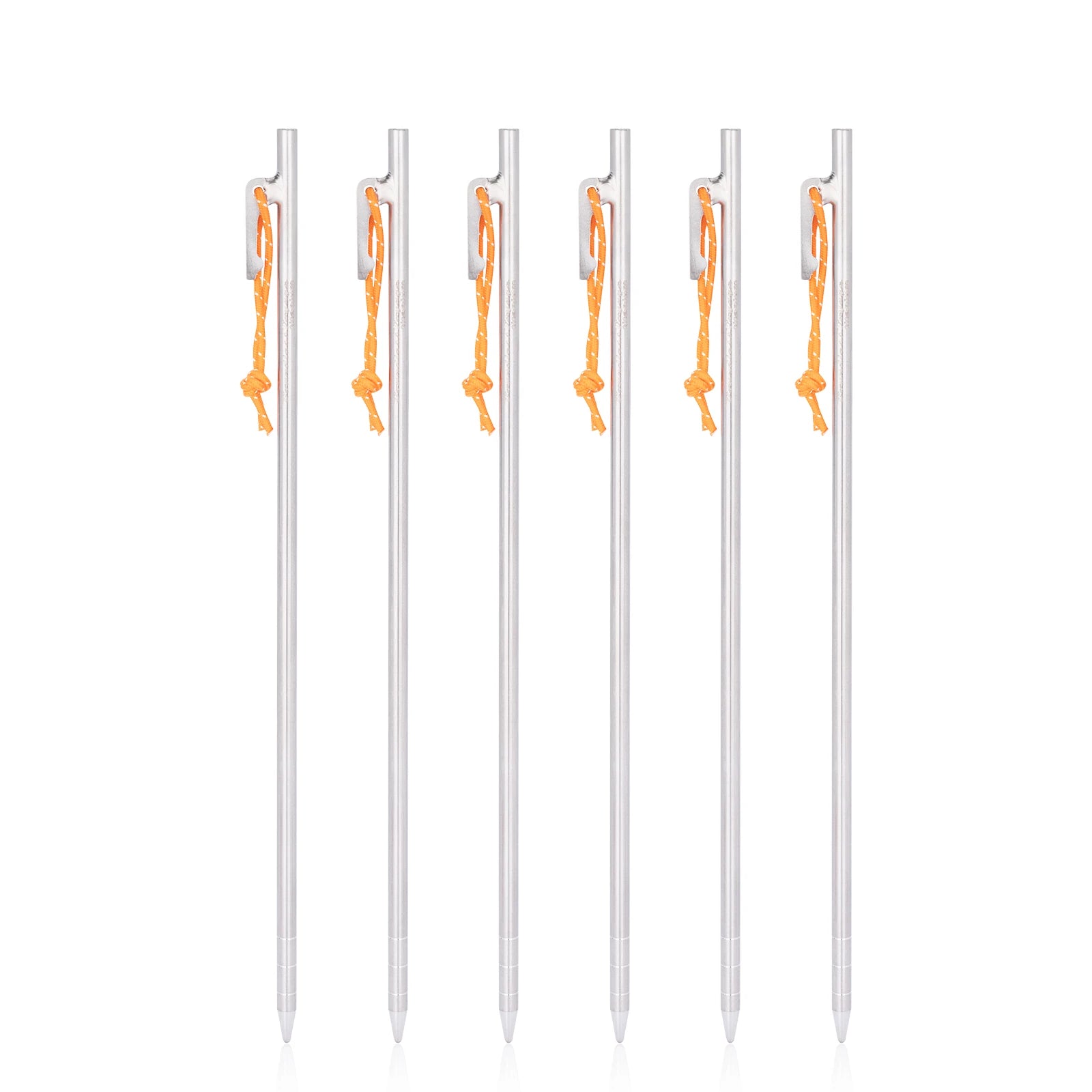 Titanium Tentpennen - 6 Stuks