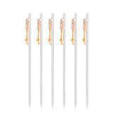 Titanium Tentpennen - 6 Stuks