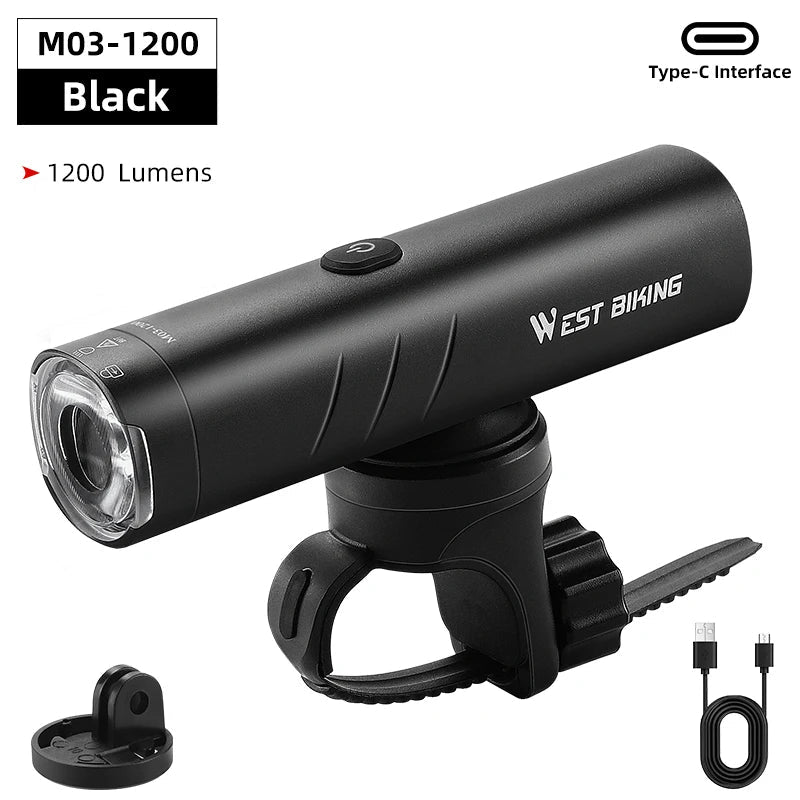 Fietsvoorlicht – 600/1200/1500 Lumen